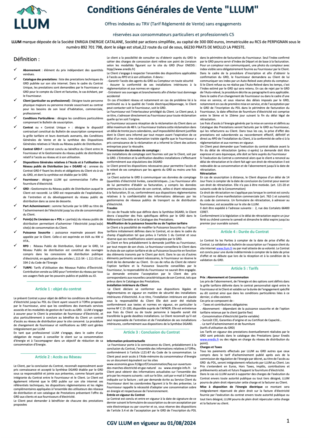 CGV LLUM - Aout 2024 (TRV) - SE - Page 1